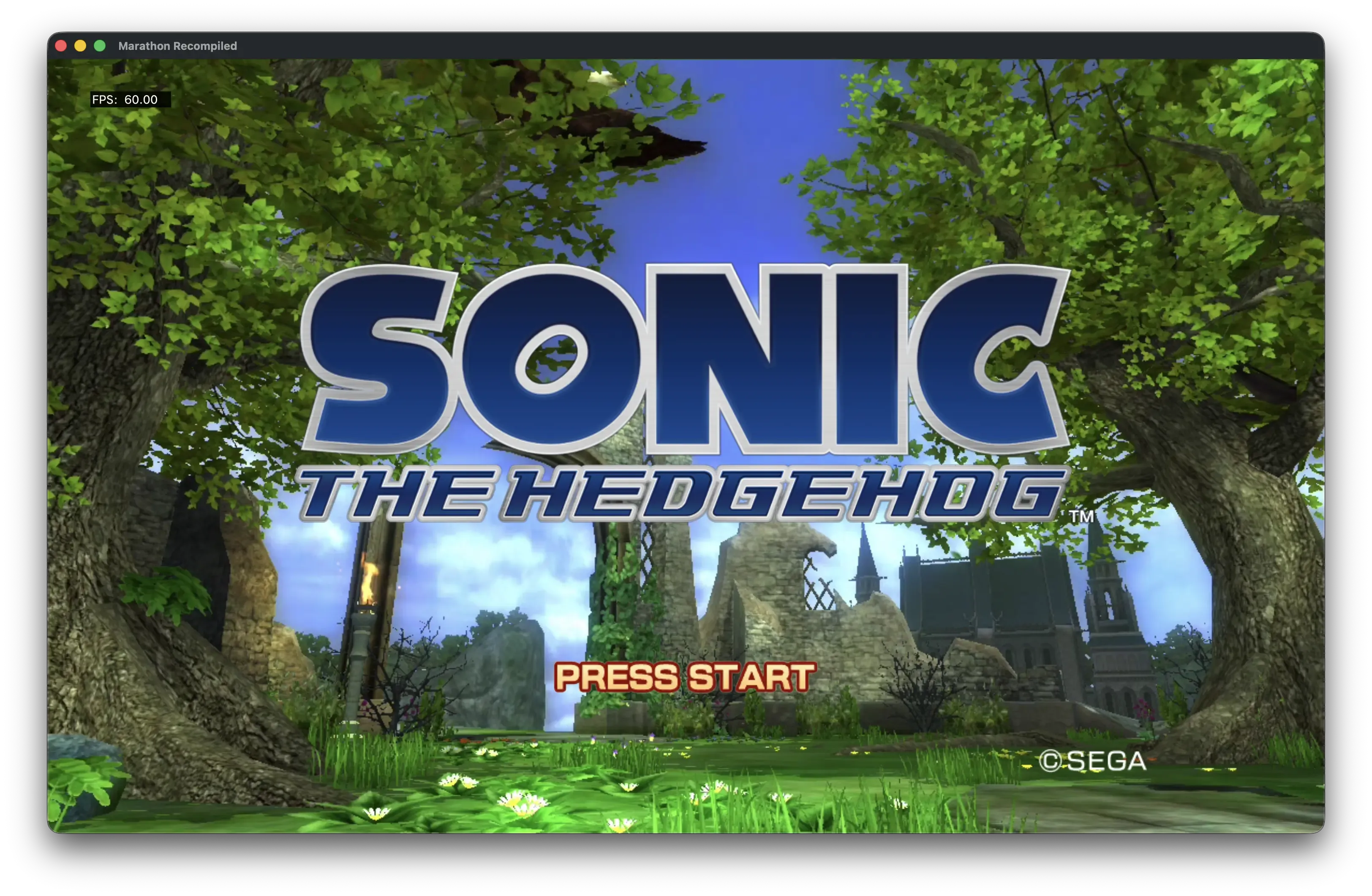 Screenshot of Marathon Recomp
